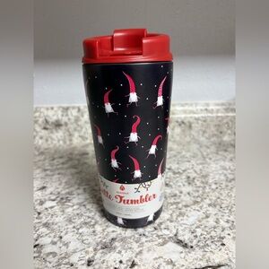 Manna Holiday Gnome Tumbler with Red Lid